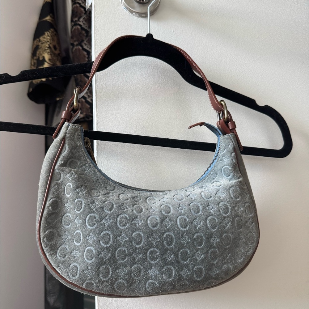 Vintage Monogram Celine Shoulder Bag